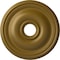 Ekena Millwork Bradford Ceiling Medallion (Fits Canopies up to 4 3/8"), 18 1/8"OD x 3 3/4"ID x 1 1/8"P, Gold CM18BRGLS - alternate 1